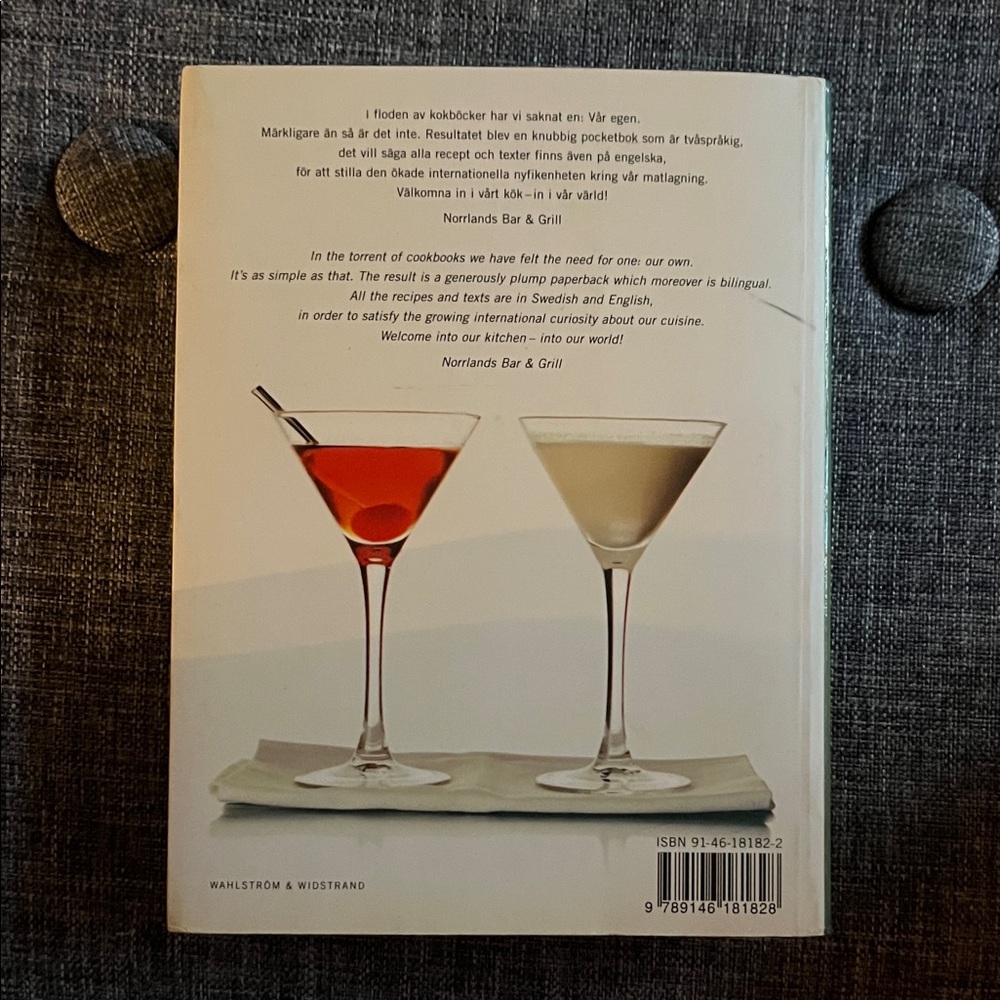 Cookbook from Norrland’s Bar & Grill Stockholm Sweden - Picture 2 of 6